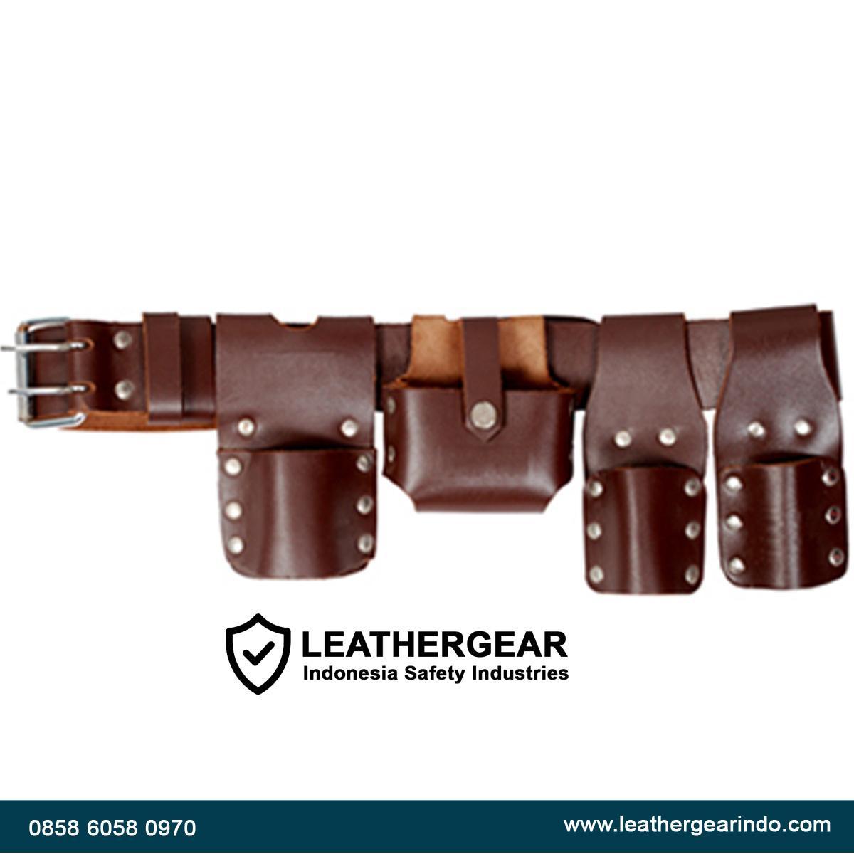 Ikat Pinggang Scaffolding Kulit Murah | Scaffolding Leather Belt Safety Proyek - Leather Gear Indonesia
