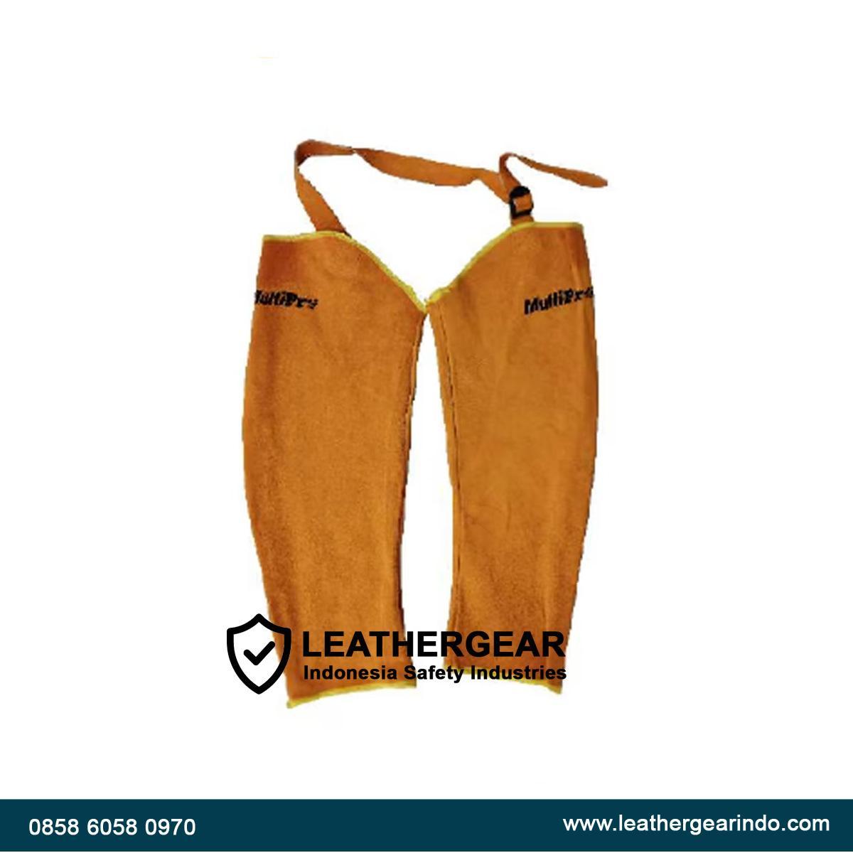 Leather Arm Sleeve Las Kulit Tahan Panas | Pelindung Lengan Welding - Leather Gear Indonesia