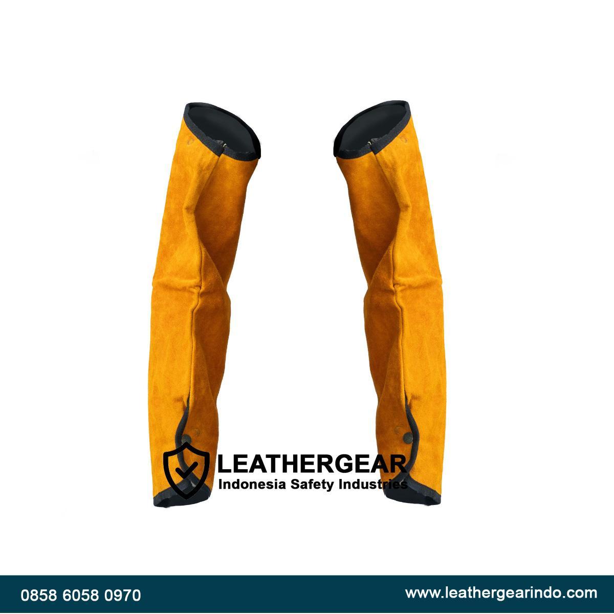 Welding Sleeve Tahan Panas | Pelindung Lengan Las Fleksibel - Leather Gear Indonesia